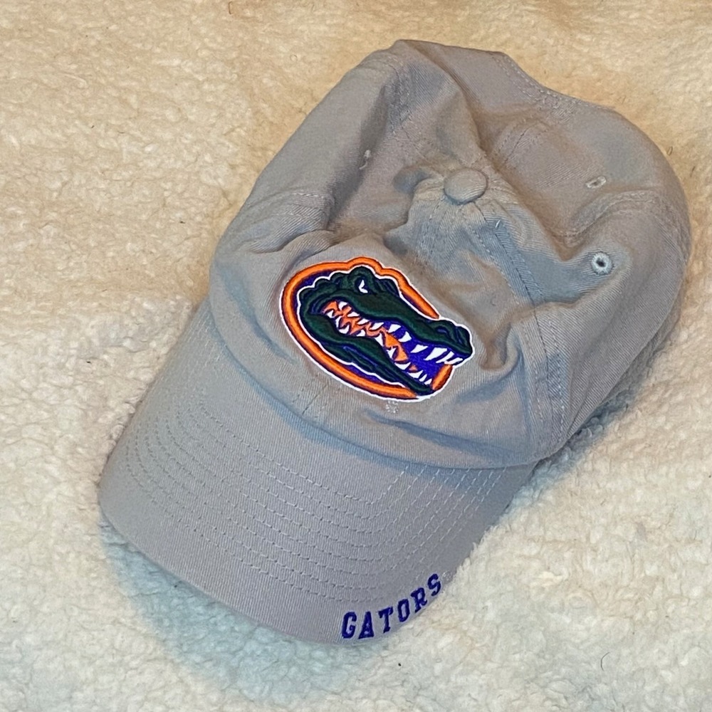 Florida Gators NCAA Baseball Cap Hat Adjustable Gray Embroidered Logo
